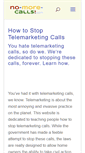 Mobile Screenshot of no-more-calls.com